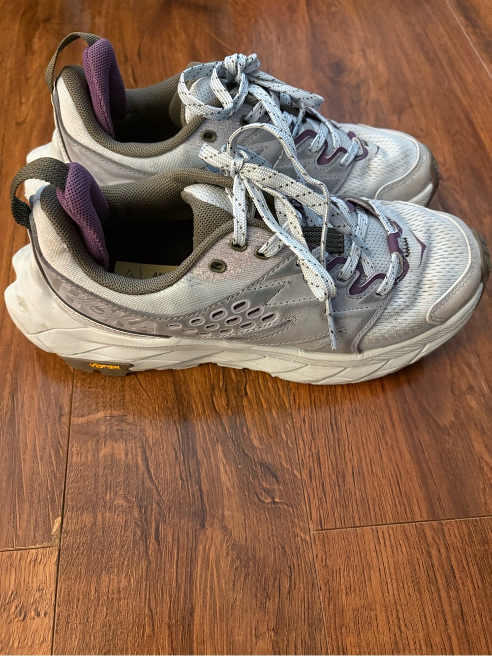 HOKA Anacapa Breeze Low Women’s 6B Foggy Night Pale Rose Hiking Shoes